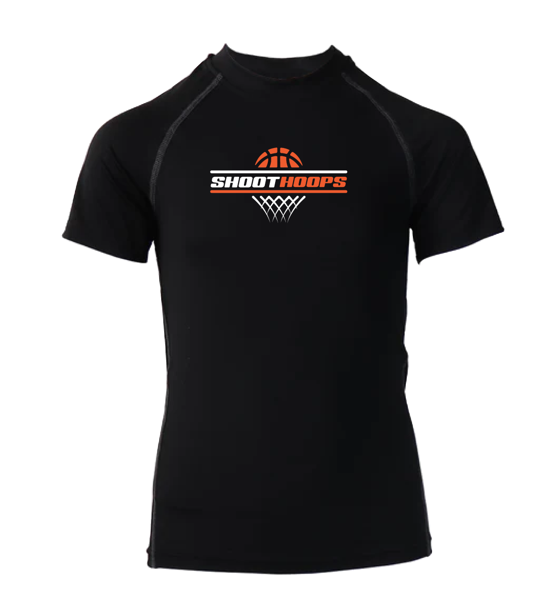Youth Compression Performance Tee – Black