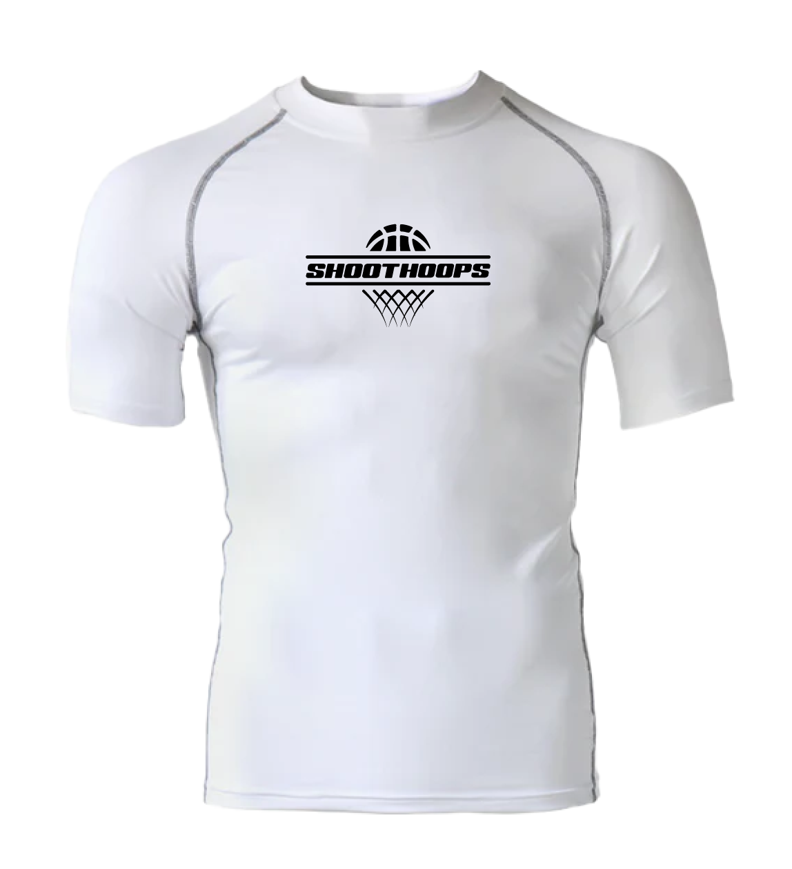 Elite Compression Performance Tee  – White